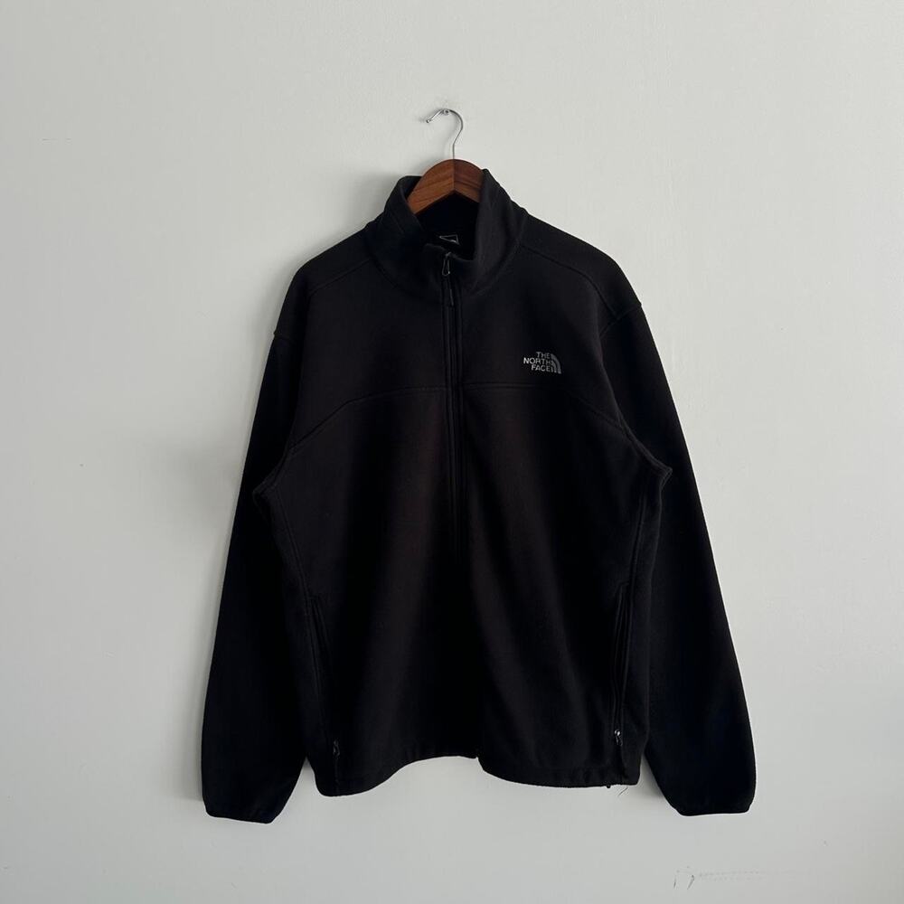 The North Face black Fleece Zip up Jacket